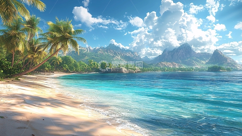 高清大图下载【趣麦麦图】热带海滩
