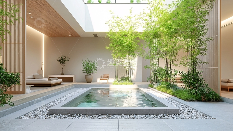 高清大图下载【趣麦麦图】现代日式庭院设计