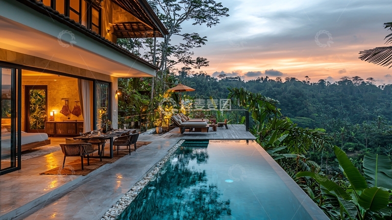 高清大图下载【趣麦麦图】巴厘岛度假别墅