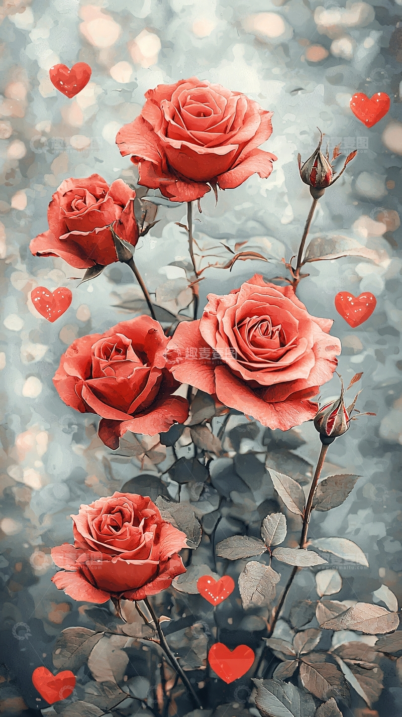 高清大图下载【趣麦麦图】红玫瑰