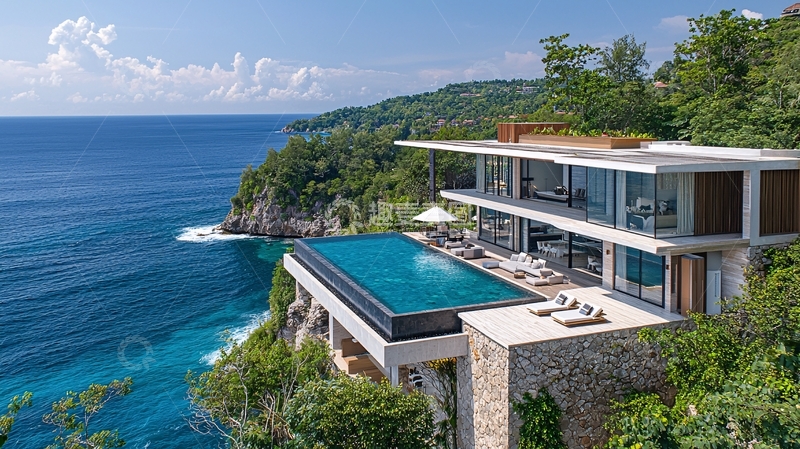 高清大图下载【趣麦麦图】海景别墅