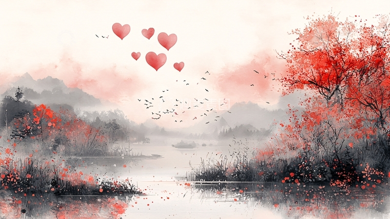 高清大图下载【趣麦麦图】水墨画