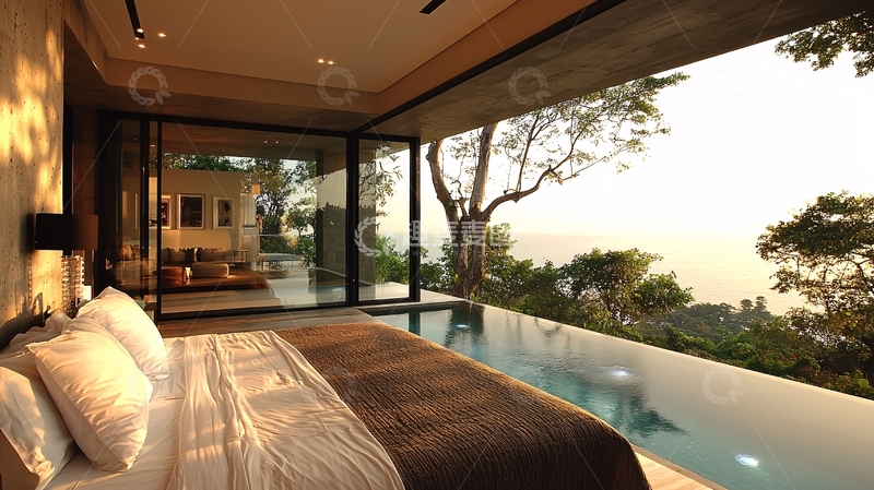 高清大图下载【趣麦麦图】现代简约卧室112