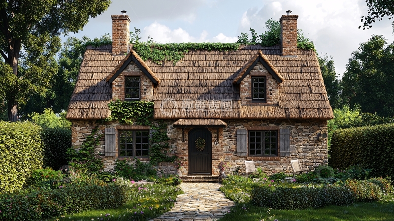 高清大图下载【趣麦麦图】田园风格石屋