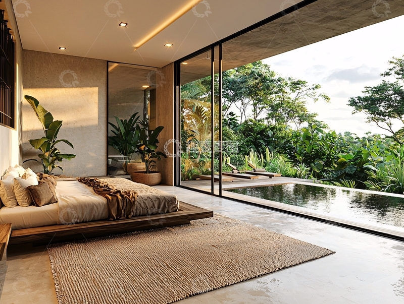 高清大图下载【趣麦麦图】现代简约卧室设计147