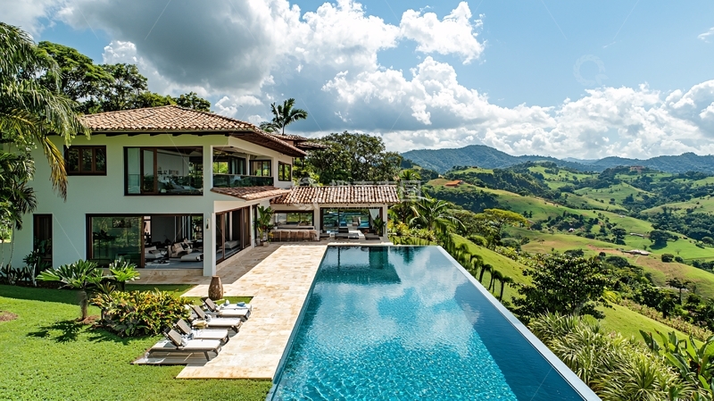 高清大图下载【趣麦麦图】山景别墅