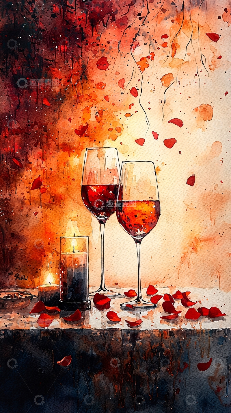 高清大图下载【趣麦麦图】红酒