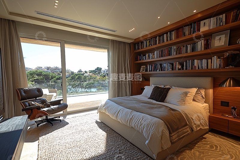 高清大图下载【趣麦麦图】现代简约卧室114