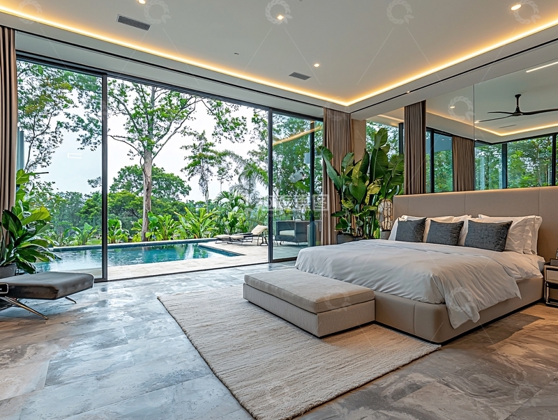 高清大图下载【趣麦麦图】现代风格卧室