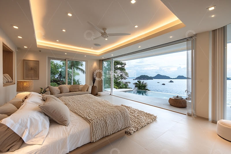高清大图下载【趣麦麦图】海景卧室设计