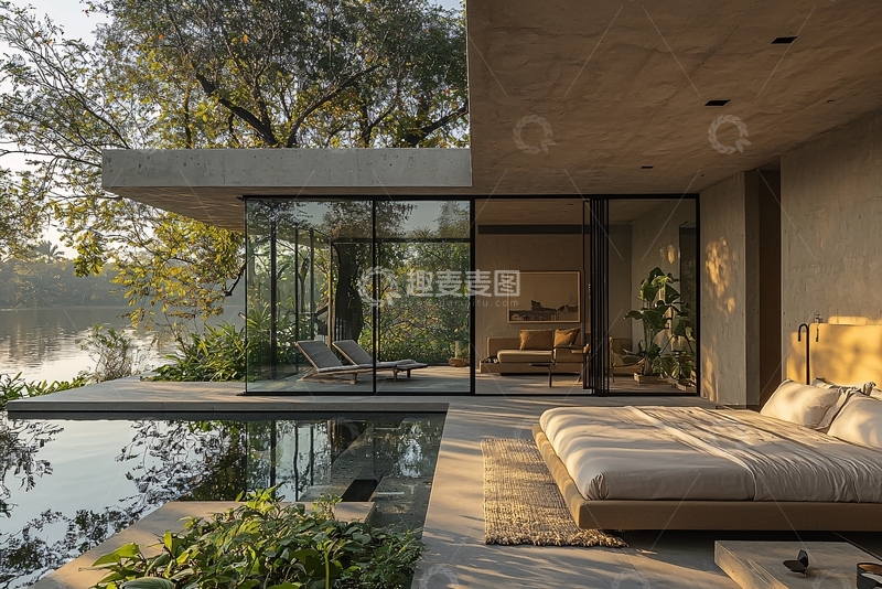 高清大图下载【趣麦麦图】现代简约别墅设计