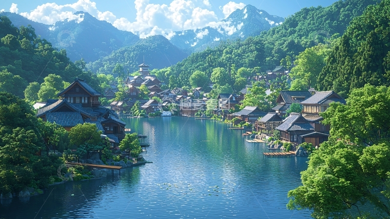 山清水秀的世外桃源