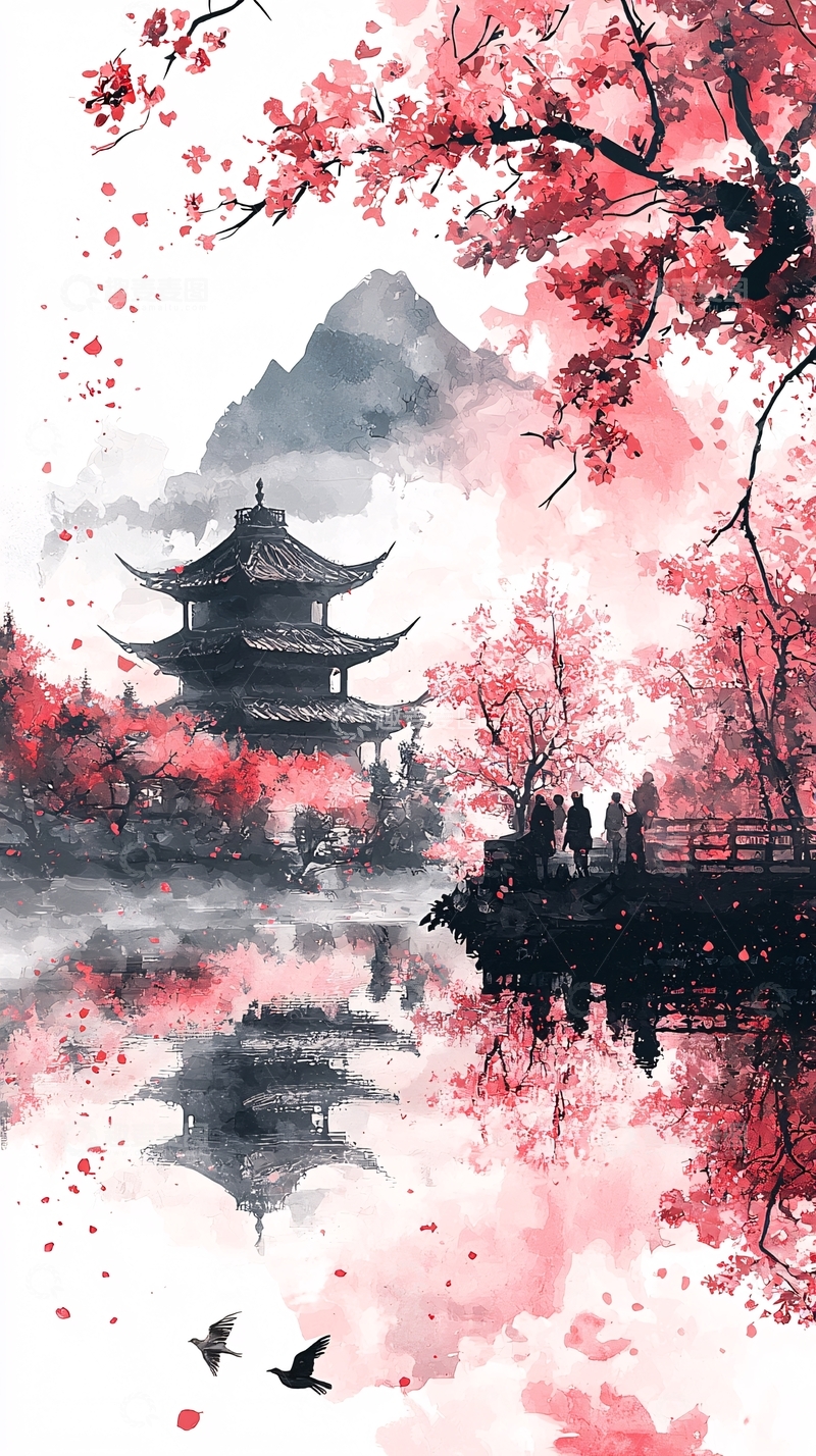 高清大图下载【趣麦麦图】水墨画