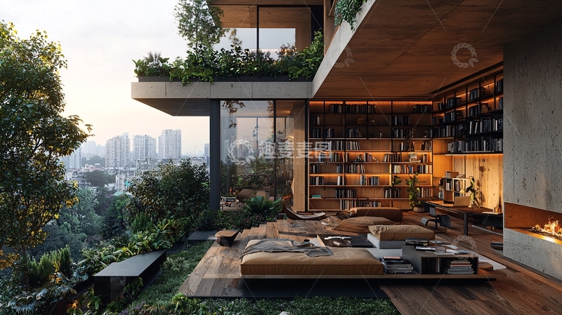 高清大图下载【趣麦麦图】现代风格别墅设计