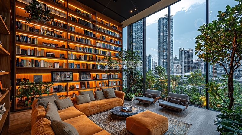 高清大图下载【趣麦麦图】高端住宅书房