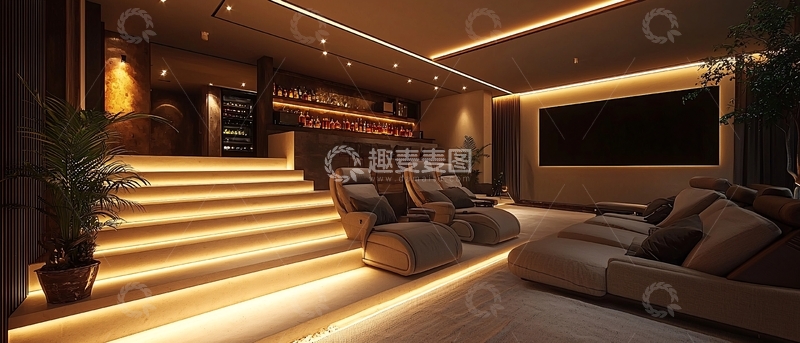 高清大图下载【趣麦麦图】高端家庭影院