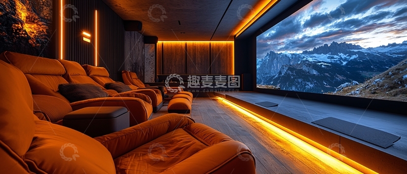 高清大图下载【趣麦麦图】高端家庭影院