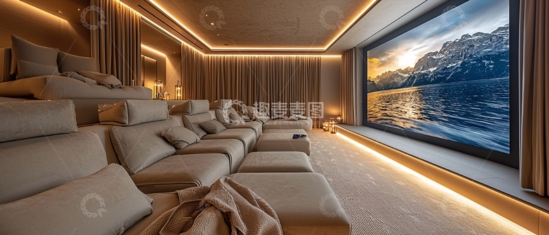 高清大图下载【趣麦麦图】高端家庭影院