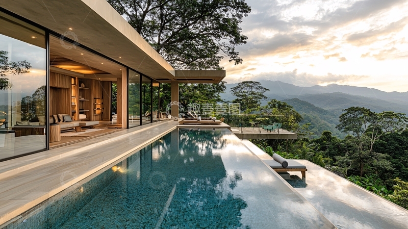 高清大图下载【趣麦麦图】山顶别墅