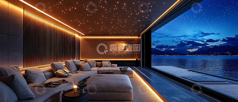 高清大图下载【趣麦麦图】高端家庭影院