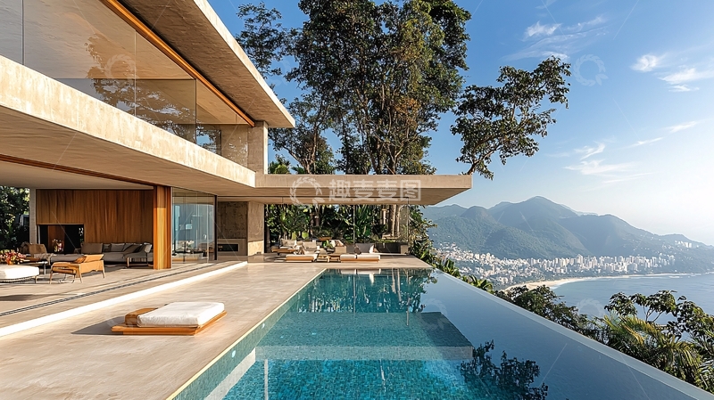 高清大图下载【趣麦麦图】山顶别墅