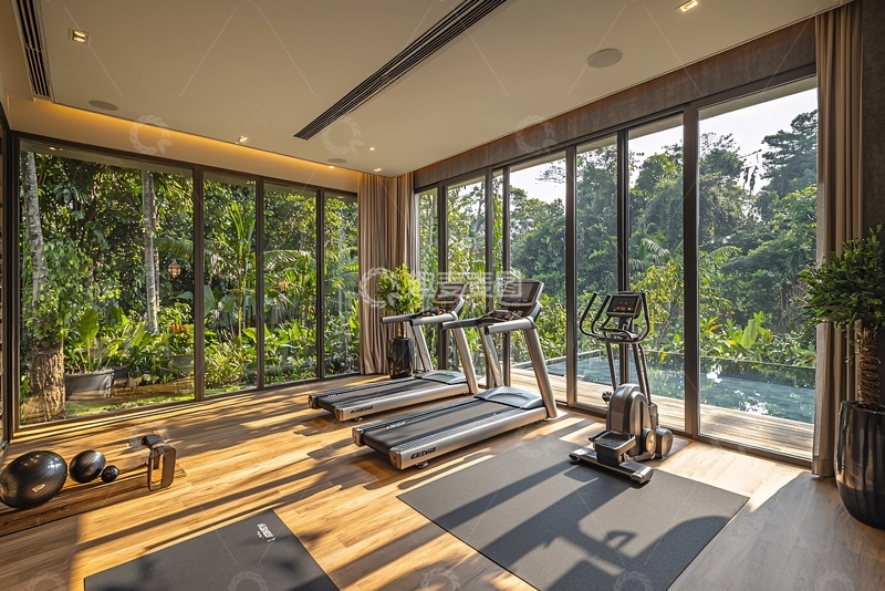 高清大图下载【趣麦麦图】高端私家健身房
