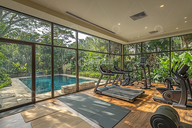 高清大图下载【趣麦麦图】高端私家健身房
