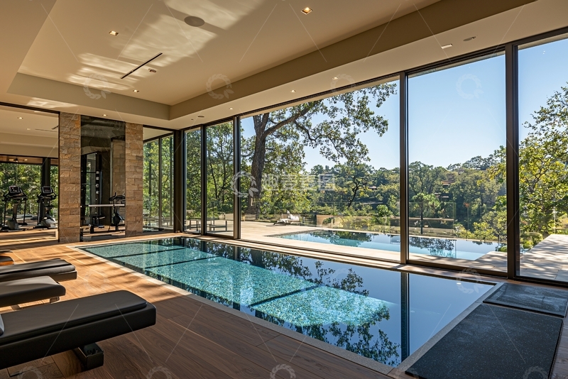 高清大图下载【趣麦麦图】室内泳池