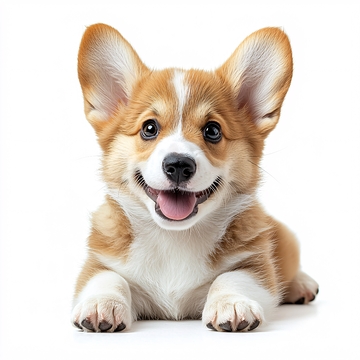 可爱柯基犬小狗