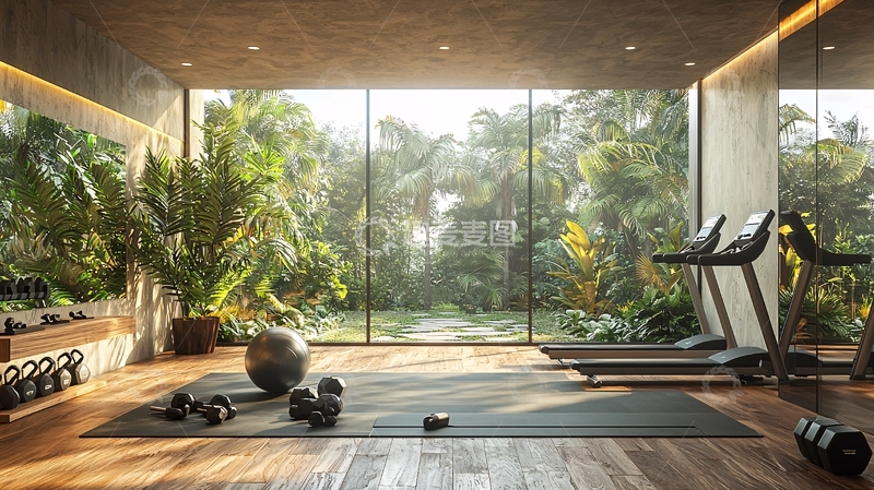 高清大图下载【趣麦麦图】高端私家健身房