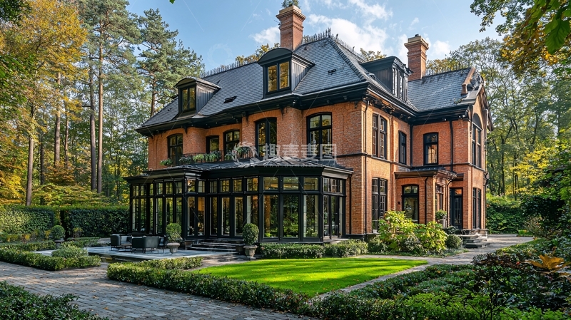 高清大图下载【趣麦麦图】欧式别墅