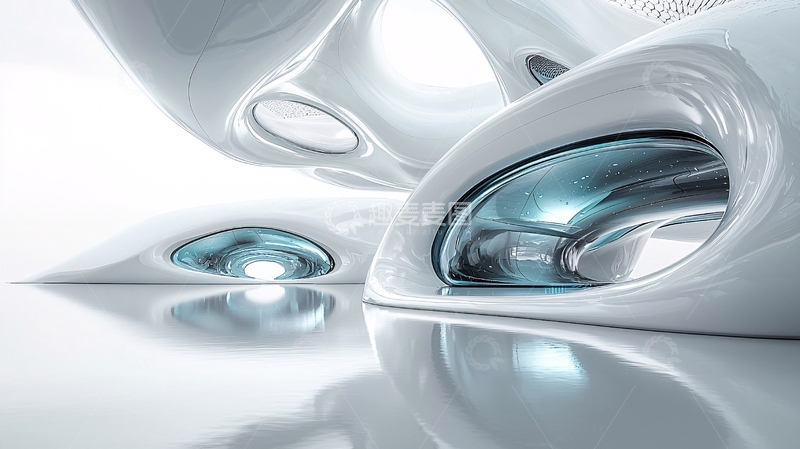 高清大图下载【趣麦麦图】未来科技感建筑