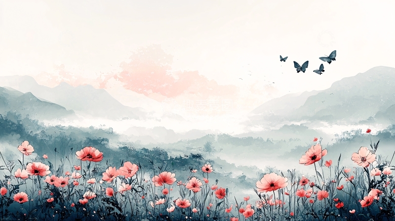 高清大图下载【趣麦麦图】水墨画