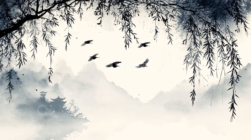 高清大图下载【趣麦麦图】水墨画