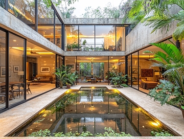 现代风格庭院别墅