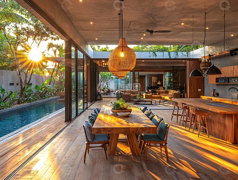 高清大图下载【趣麦麦图】现代风格别墅室内设计