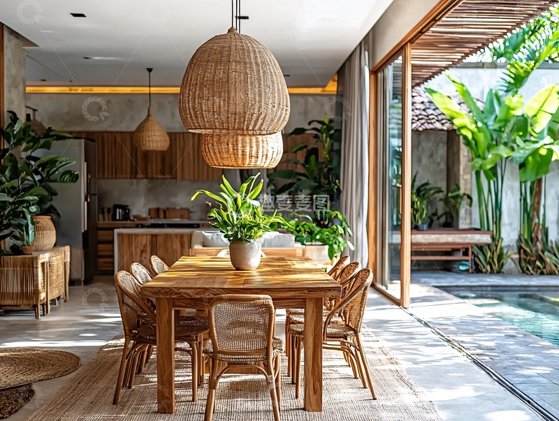 高清大图下载【趣麦麦图】现代简约风格餐厅设计