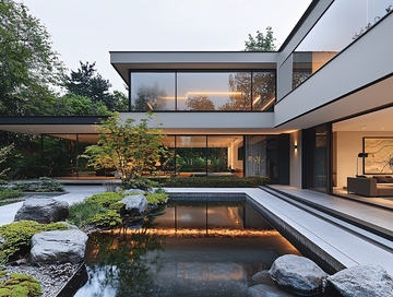 现代简约庭院别墅