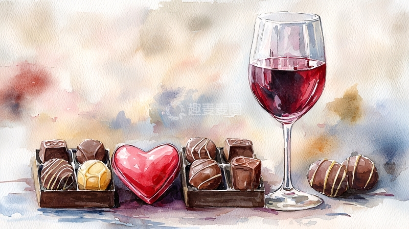 高清大图下载【趣麦麦图】水彩画
