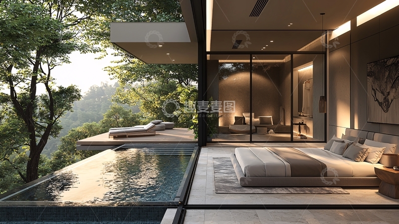 高清大图下载【趣麦麦图】现代简约别墅93