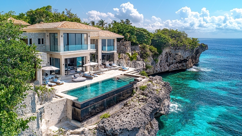 高清大图下载【趣麦麦图】海边别墅