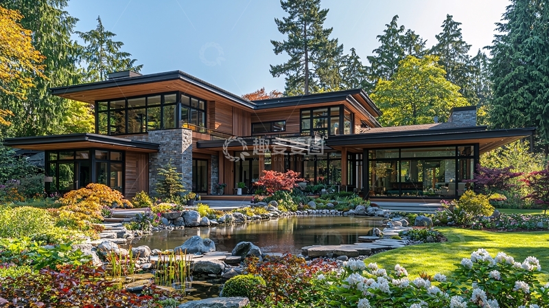 高清大图下载【趣麦麦图】现代风格别墅