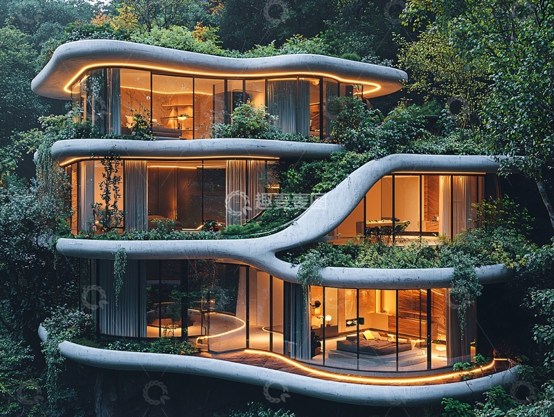 高清大图下载【趣麦麦图】绿色生态建筑