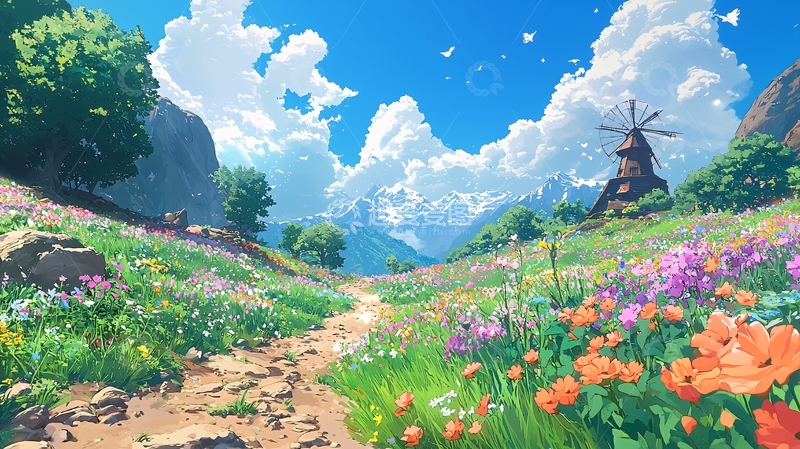 高清大图下载【趣麦麦图】田园风光357