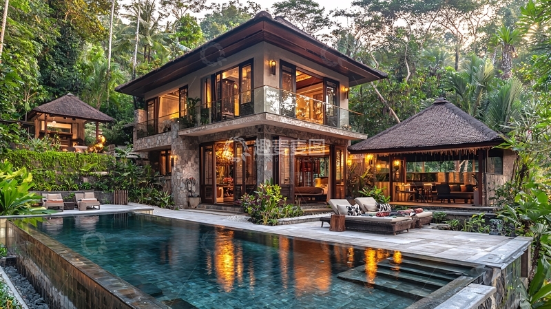 高清大图下载【趣麦麦图】巴厘岛度假别墅