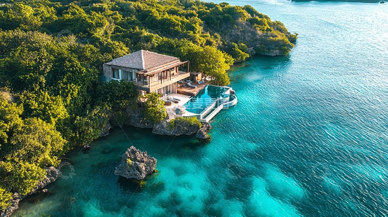 高清大图下载【趣麦麦图】海边别墅