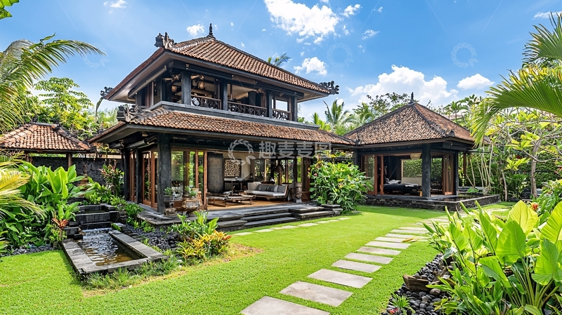 高清大图下载【趣麦麦图】巴厘岛别墅