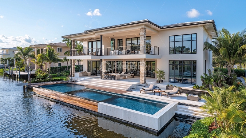 高清大图下载【趣麦麦图】现代海滨别墅