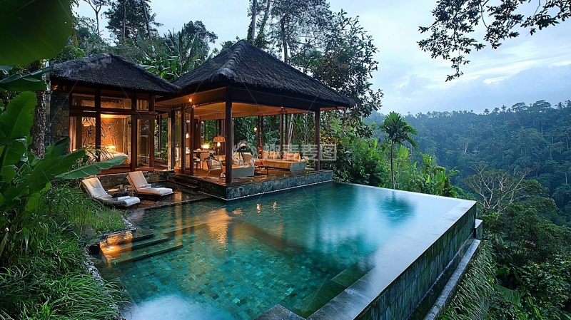 高清大图下载【趣麦麦图】度假别墅