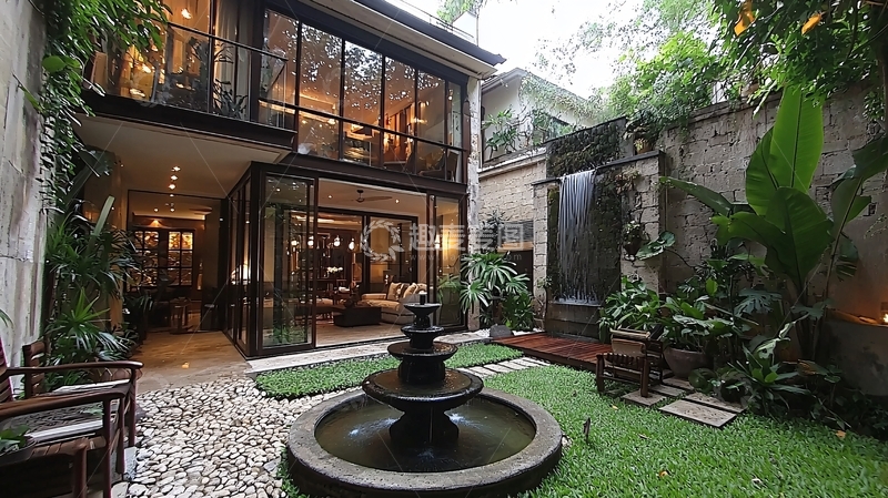高清大图下载【趣麦麦图】现代庭院别墅